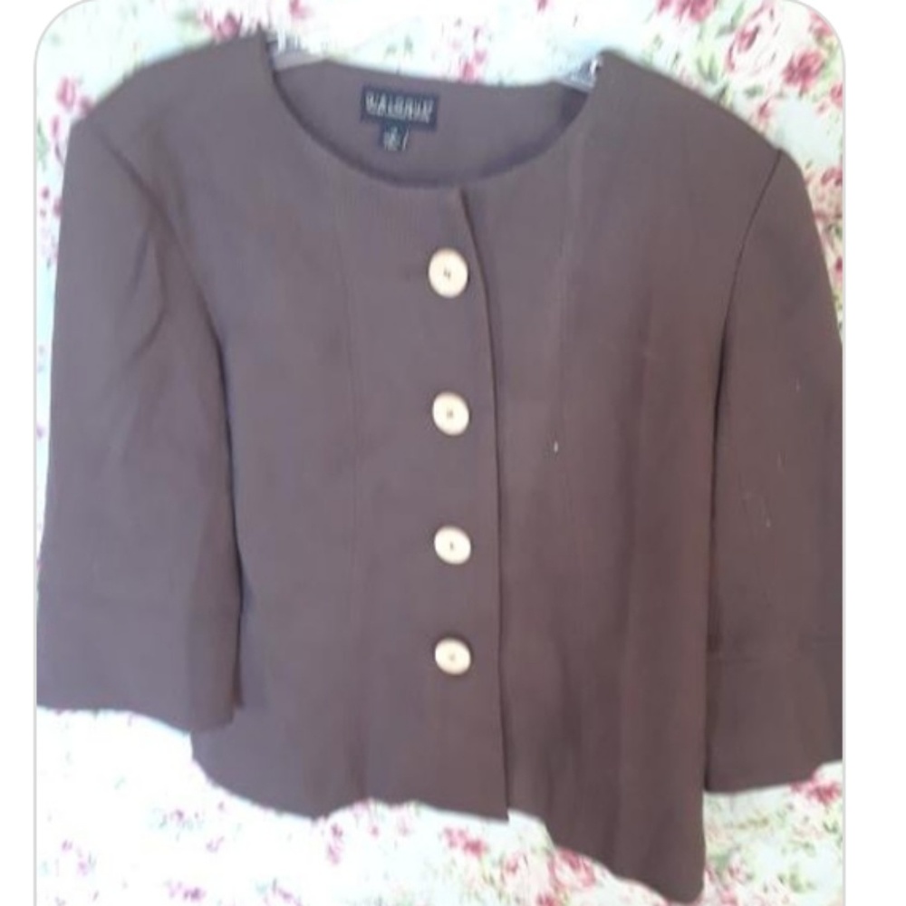 3/4 length sleeve blazer